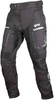 GMS-Moto Track Light,  textile pants,  color: Black,  size: 4XL
