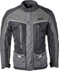 GMS-Moto Twister Neo,  textile jacket waterproof,  color: Black/Grey,  size: 10XL
