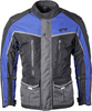 GMS-Moto Twister Neo,  textile jacket waterproof,  color: Black/Grey/Blue,  size: 4XL