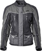 GMS-Moto Twister Neo,  textile jacket waterproof women,  color: Black/Grey,  size: 4XL