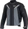 GMS-Moto Ventura,  textile jacket waterproof,  color: Black/Grey,  size: XL