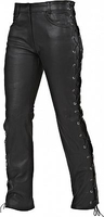 GMS-Moto ZG75904,  laced leather jeans