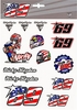 GP-Racing Apparel Nicky Hayden,  sticker set