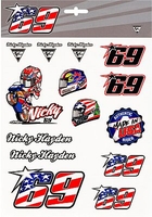 GP-Racing Apparel Nicky Hayden,  sticker set