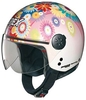 Grex DJ1 City Artwork white/pink,  jet helmet