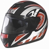 Grex R1 Decor black/red,  integral helmet