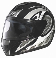 Grex R1 Decor black/silver,  integral helmet