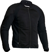 Halvarssons Edane,  textile-/protector jacket,  color: Black,  size: L