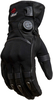 Halvarssons Ljusdal,  gloves waterproof unisex,  color: Black/Grey,  size: 07