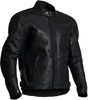 Halvarssons Mangen,  leather jacket waterproof,  color: Black,  size: 50