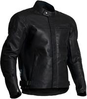Halvarssons Mangen,  leather jacket waterproof,  color: Black,  size: 50