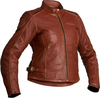Halvarssons Nyvall,  leather jacket women,  color: Brown,  size: 42