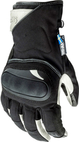 Halvarssons Oleby,  gloves waterproof unisex,  color: Black/Light Grey,  size: 10