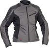 Halvarssons Solberg,  textile jacket waterproof women,  color: Dark Grey/Black,  size: 48