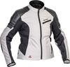 Halvarssons Solberg,  textile jacket waterproof women,  color: Light Grey/Black,  size: 40