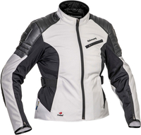 Halvarssons Solberg,  textile jacket waterproof women,  color: Light Grey/Black,  size: 42