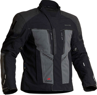 Halvarssons Vansbro,  textile jacket waterproof,  color: Black/Grey,  size: 60