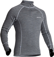 Halvarssons Warm Wool,  functional shirt unisex,  color: Grey,  size: XL