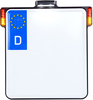 Heinz Bikes All-In-One D,  4in1 signals/tail-/license plate light,  color: Black,  size: 180x200 mm
