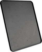 Heinz Bikes Frame D,  license plate holder,  color: Black,  size: 180x200 mm
