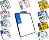 Heinz Bikes Slip-Inn,  license plate holder