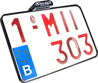 Heinz Bikes Slip-Inn,  license plate holder