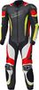 Held Brands Hatch,  leather suit perforated 1pcs.,  color: Black/White/Red/Neon-Yellow,  size: 50