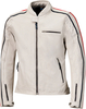 Held Brixham,  leather jacket women,  color: Light Grey/Red,  size: 38