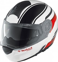 Held by Schuberth H-C3 Trip Dekor,  flip up helmet