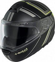 Held by Schuberth H-C4 Tour Dekor,  flip up helmet