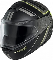 Held by Schuberth H-C4 Tour Dekor,  flip-up helmet