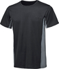 Held Cool Layer,  functional shirt short sleeve women,  color: Black/Grey,  size: XXL