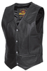 Held Dillon,  leather vest,  color: Black,  size: L