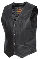 Held Dillon,  leather vest,  color: Black,  size: L