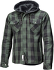 Held Lumberjack II,  shirt/textile jacket,  color: Black/Green,  size: XXL