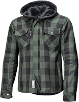 Held Lumberjack II,  shirt/textile jacket,  color: Black/Green,  size: XXL