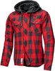 Held Lumberjack II,  shirt/textile jacket women,  color: Black/Red,  size: L