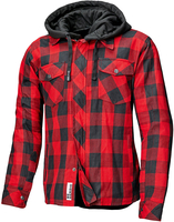 Held Lumberjack II,  shirt/textile jacket women,  color: Black/Red,  size: M