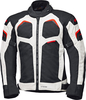 Held Manzano,  textile jacket waterproof,  color: Light Grey/Black/Red,  size: S