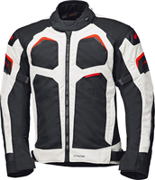 Held Manzano,  textile jacket waterproof,  color: Light Grey/Black/Red,  size: XXL