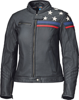 Held Midway,  leather jacket women,  color: Black/Grey,  size: 34