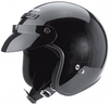 Held Rune black,  jet helmet