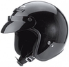 Held Rune black,  jet helmet