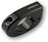 Highsider CNC,  handlebar clamp,  color: Black,  size: 22.2 mm