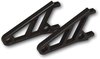Highsider CNC,  headlight holder,  color: Black,  size: S