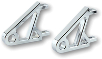 Highsider CNC,  headlight holder,  color: Chromed,  size: XS