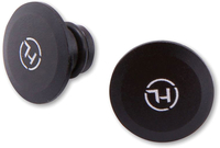 Highsider M10,  mirror thread caps,  color: Matt-Black,  size: M10