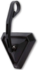 Highsider Tetra,  bar end mirror,  color: Black,  size: Long