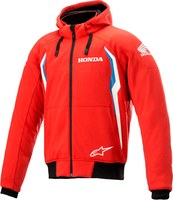 Honda Chrome Sport Hoodie,  color: Red/Black,  size: XXL