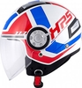 HPS 11.1 AIR Jet-R Helm Grafik CLASS matt schwarz/titanium/weiss